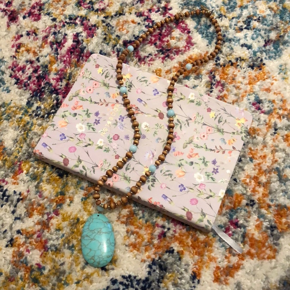 Turquoise statement necklace